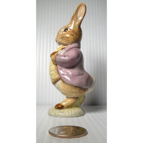 Vintage Beswick England Beatrix Potter Mr. Benjamin Bunny Figurine 1965 Hand-Pai - Picture 3 of 5